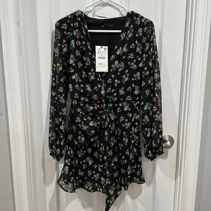 Zara floral dress